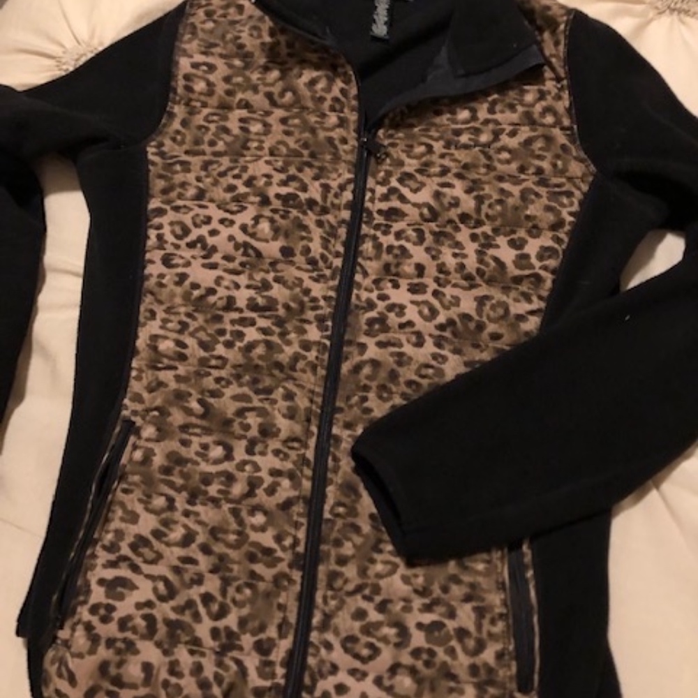RL Fleece/nylon jacket sz M